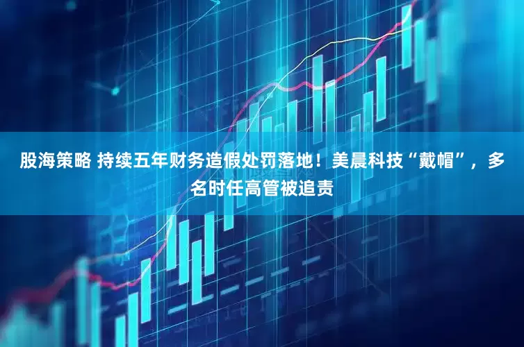 股海策略 持续五年财务造假处罚落地！美晨科技“戴帽”，多名时任高管被追责